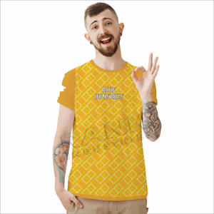 เสื้อยืดแขนสั้นผู้ชายดีไซน์ใหม่สำหรับฤดูร้อน ดีไซน์ล่าสุด สีสันปรับแต่งได้ - Product Image 2