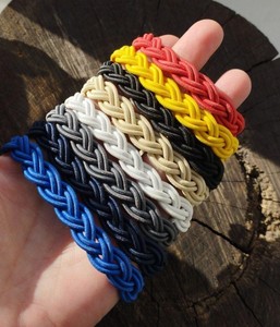 SNH Handmade Adjustable Braided <b>Rope</b> <b>Bracelet</b> for Children's Cute Style Leather and Cotton Material Anniversary Occasion - Product Image 2