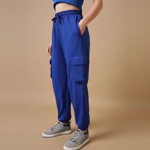 Pantalones Cargo Jogger versátiles para mujer con costuras reforzadas, logotipos personalizados, Etiquetas bordadas y ajuste cómodo - Product Image 3