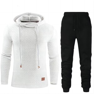 Conjunto de chaqueta con cremallera de manga larga para hombre, chándal deportivo, conjunto de gimnasio para hombre 2024, ropa casual de calle para hombre - Product Image 5