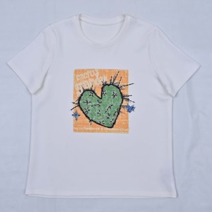 Premium Quality Custom Logo Womens <b>Sequin</b> Chenille <b>T</b>-<b>Shirt</b> Unique Embroidery Custom Colors Short Sleeve Crew Neck Breathable - Product Image 5
