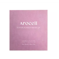 Mascarilla Facial de Colágeno Orgánico AROCELL con Ácido Hialurónico, Hidratante, Reafirmante y Nutritiva, 4 Unidades, Súper Potente, Cuidado de la Piel Coreano