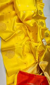 Tela Brocada de Seda Pura, Colores Vibrantes, Diseños Exquisitos, Resistente a la Abrasión, Color Personalizable, Ropa Étnica para - Product Image 2