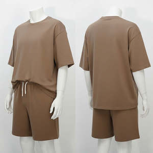 Ensemble court léger pour homme, t-shirt et short, vêtements de sport décontractés, tenue de sport athlétique en deux pièces - Product Image 6