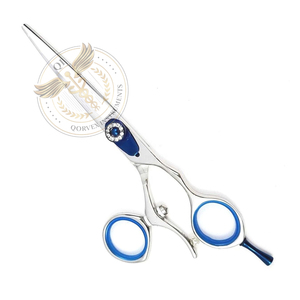 กรรไกรตัดผม QORVEX INSTRUMENTS รุ่น QI-0-277 ทำจากเหล็กกล้าไร้สนิม 6CR13 ใบมีดคม ด้ามจับหมุนได้สองทิศทาง น้ำหนักเบา สำหรับคนถนัดขวา - Product Image 2