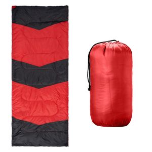 Sacco a Pelo Leggero per Bambini, Impermeabile e Compatto, Design a Busta per Escursionismo e Campeggio in Climi Freddi e Caldi - Rosso - Product Image 1