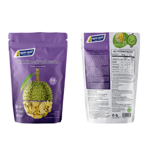 Private Label OEM - Vietnam Supplier Freeze Dried Durian Premium Natural Snack - 15g Pack - Product Image 1