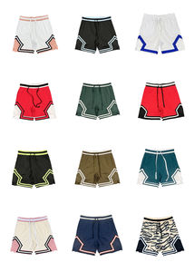 Pantalones Cortos de Baloncesto Personalizados OEM para Hombre, Pantalones Cortos Deportivos Vintage de Poliéster - Product Image 6