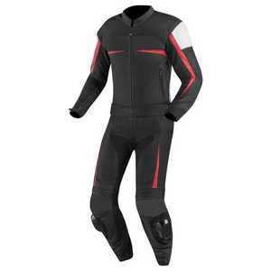Combinaison de moto élégante et décontractée pour l'hiver/été, coupe-vent, respirante, avec intérieur en cuir, extérieur imperméable et résistant, manches longues, conduite sécurisée - Product Image 1