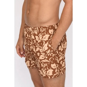 Pantalones cortos de baño de playa de secado rápido para hombre, pantalones cortos de talla grande con estampado a prueba de viento, mejor precio barato, Color sólido, verano, informales, cómodos para hombre - Product Image 3