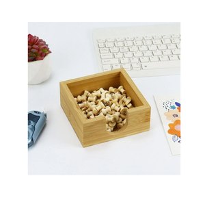 Wood <b>Sticky</b> <b>Notes</b> Pads Holder Wooden Desk Memo Pad Holder Customized Top Selling Sale Wood Notepad Holder - Product Image 1