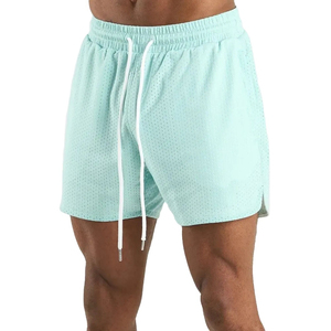 Pantalones Cortos de Malla de Verano para Hombre, Tallas Grandes, Casuales para Gimnasio, Personalizables, para Correr, con Cierre, S-5XL, 100% Poliéster, Transpirables, de Secado Rápido - Product Image 1