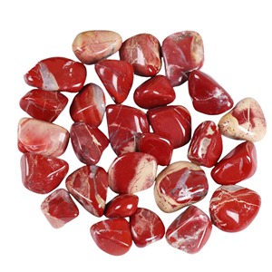 Vente en gros de pierres de jaspe rouge naturel irrégulier polies - Product Image 5