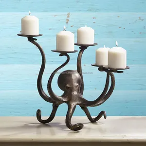 Luxury Handcrafted Metal Round <b>Candlestick</b> <b>Holder</b> for Home Decor & Christmas-Zahid Exports - Product Image 1