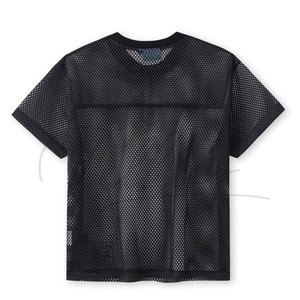 Camisetas de Malla 100% Poliéster de Alta Calidad al por Mayor para Hombre - Ropa Urbana Personalizada de Secado Rápido y Transpirable de Corte Holgado - Product Image 6