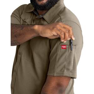 Custom <b>Men's</b> Snap Front Jersey Short Sleeve <b>Work</b> <b>Shirt</b> <b>for</b> Workwear - Product Image 4