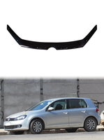 GCS Volkswagen Golf Mk6 2008-2012 Pare-insectes de haute qualité pour vitres de voiture en acrylique avec ruban adhésif double face 3M