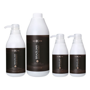 Ensemble de traitement à la kératine brésilienne professionnel, shampooing et après-shampoing pour cheveux, hydratant et nourrissant, produit réparateur pour cheveux - Product Image 1