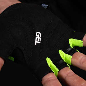 Gants de musculation en cuir synthétique microfibre avec logo personnalisé, respirants, ajustables, demi-doigts, pour la gym, le sport, le cyclisme, unisexe, robustes - Product Image 3