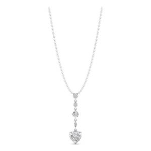 REYES Collares con Colgante de Moissanita en Forma de Corazón de Oro Sólido de 14K Personalizados de 3.53 Quilates para Mujer, Regalos Perfectos para Aniversario, Joyería Fina - Product Image 1