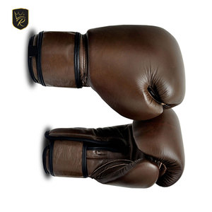 Guantes de Boxeo Premium de Cuero, Ligeros, Transpirables, de Secado Rápido, con Cierre de Gancho y Bucle, Personalizables, con Gran Estabilidad en la Muñeca, para Gimnasio - Product Image 5