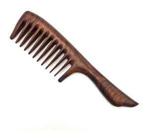 Cepillo de Limpieza Manual Ecológico de Madera de Sándalo con Cabeza de Bambú para el Cuidado del Cabello - Product Image 2