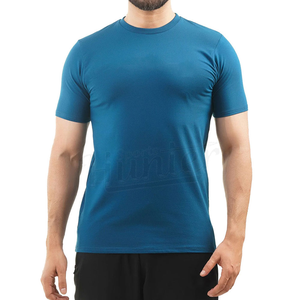 T-shirt de sport pour hommes, fitness, course à pied, personnalisé, coupe musclée, vente en gros, manches courtes, respirant, pour garçons, vêtements d'entraînement - Product Image 3