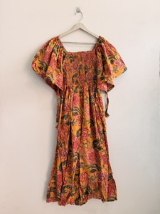 Off The Shoulder Floral Print Pleated Mini <b>Dress</b> <b>Elastic</b> Waist Sleeveless Casual Summer Woven Viscose Polyester <b>Dress</b> - Product Image 1
