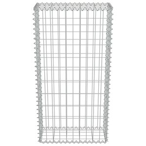 Pared de gavión de acero galvanizado con cubiertas 19,7 \ "x7.78 \" x39.4 \ "para paisajismo y terraza - Product Image 4