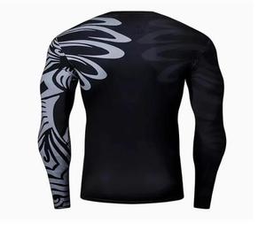 Men’s Custom Gym Rash Guard Quick Dry Compression <b>Base</b> <b>Layer</b> Long Sleeve <b>Skin</b> Fit Training Top - Product Image 2