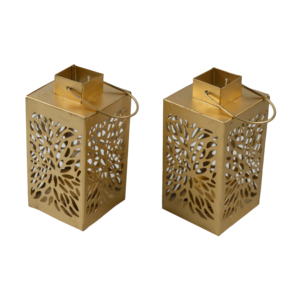 Faroles de Vela Festivos Hechos a Mano, Ecológicos y Duraderos, de Hierro/Vidrio, Diseño Colgante para Interiores, con el Mejor Acabado en Colores, Múltiples Colores para Navidad - Product Image 4