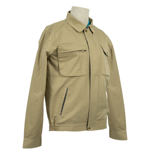 Veste de travail durable multi-poches haute visibilité coupe-vent. Manteau uniforme en mélange coton/polyester. Haute qualité, toutes saisons, OEM personnalisé - Product Image 2