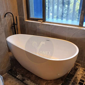 Baignoire Robuste et Écologique avec Support Technique en Ligne, Baignoire en Céramique de Style Moderne - Product Image 6