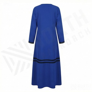 ชุดอาบายะห์สำหรับสตรีมุสลิม คุณภาพพรีเมียม เสื้อผ้ามุสลิมสไตล์อิสลาม แขนยาว สามารถเลือกสีได้ตามต้องการ - Product Image 2