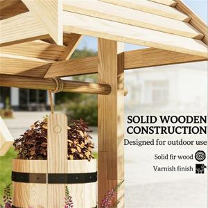 Vaso dei Desideri in Legno Naturale, Bellissima Collezione di Fioriere e Vasi per Piante - Product Image 4