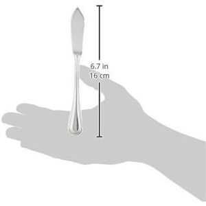<b>Set</b> of 12 6.3 Inch <b>Dinner</b> Knives Slimline Pattern 18/0 Stainless Steel Butter Knife - Product Image 2