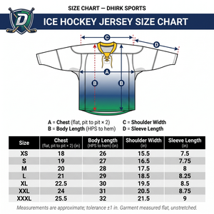 Jersey de Hockey sobre Hielo Sublimado Personalizado, 100% Poliéster, Cuello en V con Degradado, Talla XS, Corte Atlético Holgado para Hombre y Jóvenes, Fabricación OEM/ODM - Product Image 6