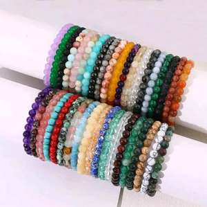 สร้อยข้อมือประดับคริสตัลและลูกปัดเพชรสำหรับเด็ก ดีไซน์พู่ห้อยแบบคลาสสิก - Product Image 2