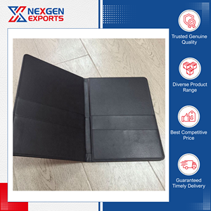 Carpeta de Presentación de Cuero PU de Primera Calidad, Estilo Moderno, Logotipo Personalizado, Disponible en Grandes Cantidades, Origen India - Product Image 2