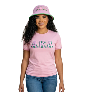 Chapeau Bob Brodé Rose et Vert en Maille Respirante Légère pour Femme – Idéal pour les Voyages en Extérieur et les Tenues Décontractées - Product Image 3