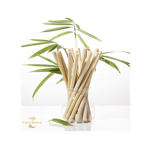 <b>Bamboo</b> <b>Straws</b> 200mm 8mm Biodegradable Disposable Minimalist Style for Giveaways - Product Image 2
