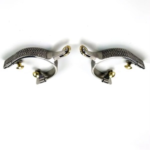 Estribos de Montar a Caballo de Cuero Sintético Gris para Exteriores con Hebilla de Aleación y Correa Personalizada de Alta Calidad - Product Image 3