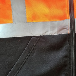 Sudadera de seguridad reflectante de alta visibilidad con cremallera, ropa de trabajo, resistente a las llamas, uniforme de construcción para invierno - Product Image 6