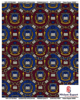 Fabricante de Telas Africanas de Lujo con Estampado de Cera, Personalizadas para Aniversarios Universitarios, Conveniones y Celebraciones, OEM Nigeria