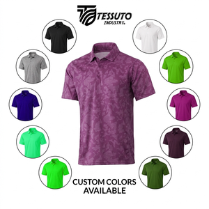 Custom Sublimated <b>Camouflage</b> Golf Polo <b>Shirt</b> Men Short Sleeve Performance Sports Top Wholesale Printed Collared <b>Shirt</b> Custom - Product Image 4