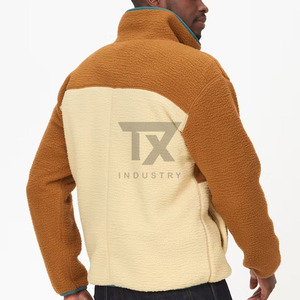 Veste polaire technique zippée intégrale pour homme, en microfibre, avec logo personnalisé, col montant et capuche, en toile, vente en gros - Product Image 3