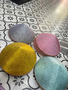 Sombrero Cónico de Hoja de Palma Natural Reforzado con Bambú para Uso a Largo Plazo y Mercados de Exportación al por Mayor - Product Image 4