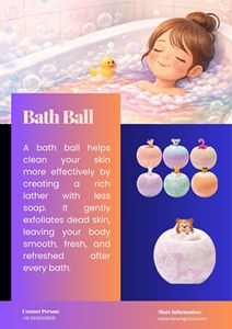 Bombas de Baño Orgánicas de Lujo, Redondas, con Sorpresa de Juguete para Niños, Aroma a Algas Marinas, Empaque Personalizado OEM/ODM, Regalo para el Cuidado Corporal - Product Image 4