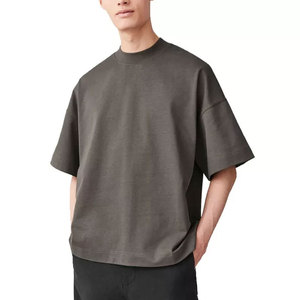 เสื้อยืดโอเวอร์ไซส์ผู้ชาย ผ้าฝ้าย 100% สไตล์ลำลองทันสมัย ดีไซน์สบายๆ เสื้อยืดโอเวอร์ไซส์ผู้ชาย แฟชั่นประจำวัน - Product Image 1