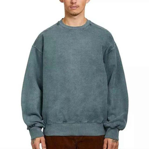 เสื้อฮู้ดดี้ทรงปกติสไตล์วินเทจ ล้างสีแบบแอซิดวอช  โลโก้สั่งทำ ผ้าโพลีเอสเตอร์/คอตตอน  ผ้าฟลีซหนานุ่ม  ความยาวปกติ คอกลม  เสื้อสเวตเชิ้ตผู้ชาย - Product Image 3